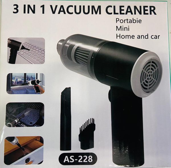 3 In 1 As- 228 Mini Usb Rechargeable Vacuum Cleaner