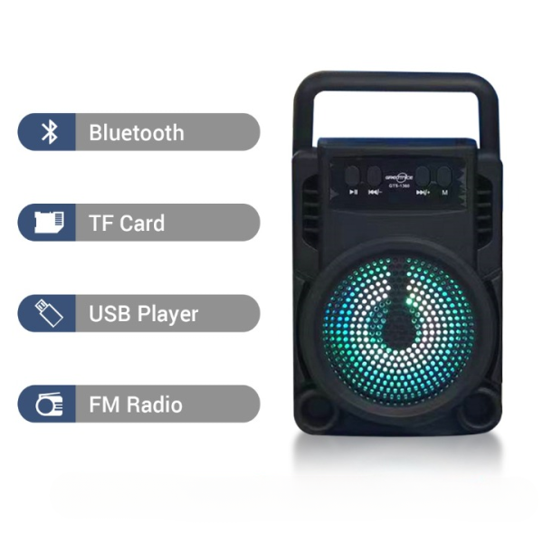 Gts-1360 Wireless Speaker Bluetooth Rechargeable Speaker